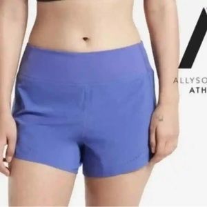Athleta Allyson Felix purple Legend run with it short size XL 980431